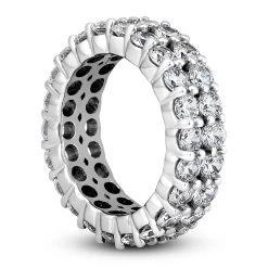 14K White Gold Round Diamond Eternity Band 4.40ct 14 14K White Gold Round Diamond Eternity Band 4.40ct -Fashion Accessories Shop 14k gold round diamond eternity band 440ct p 24863 back white 20220426