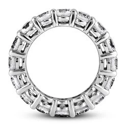 Thin 14K White Gold Round Diamond Eternity Band 5.60ct -Fashion Accessories Shop 14k gold round diamond eternity band 560ct p 24814 additional white