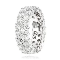 14K Yellow Gold Round Diamond Eternity Band 6ct -Fashion Accessories Shop 14k gold round diamond eternity band 6ct p 24827 backwh