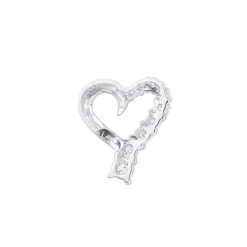 14K Yellow Gold Round Diamond Floating Heart Pendant 0.25ct -Fashion Accessories Shop 14k gold round diamond floating heart pendant 025ct p 27715 backwh 20191215