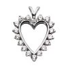 14K White Gold Round Diamond Heart Necklace 1.44ct -Fashion Accessories Shop 14k gold round diamond heart necklace 144ct p 27756 white 20220426
