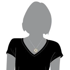 14K Yellow Gold Round Diamond Heart Necklace 2.64ct 11 14K Yellow Gold Round Diamond Heart Necklace 2.64ct -Fashion Accessories Shop 14k gold round diamond heart necklace 264ct p 27747 bodye