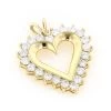 14K Yellow Gold Round Diamond Heart Necklace 2.64ct -Fashion Accessories Shop 14k gold round diamond heart necklace 264ct p 27747 ye