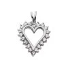 14K White Gold Round Diamond Heart Necklace 2ct -Fashion Accessories Shop 14k gold round diamond heart necklace 2ct p 27743 white 20220426