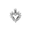 Small 14K White Gold Round Diamond Heart Pendant 0.24ct 2 Small 14K White Gold Round Diamond Heart Pendant 0.24ct -Fashion Accessories Shop 14k gold round diamond heart pendant 024ct p 27732 white 20220426