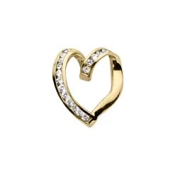 14K White Gold Round Diamond Heart Pendant 0.27ct -Fashion Accessories Shop 14k gold round diamond heart pendant 027ct p 27784 yellow 20220426