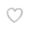 14K White Gold Round Diamond Heart Pendant 0.68ct 22.2mm -Fashion Accessories Shop 14k gold round diamond heart pendant 068ct p 27681 wh 20200306