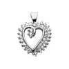 14K White Gold Round Diamond Heart Pendant 0.68ct -Fashion Accessories Shop 14k gold round diamond heart pendant 068ct p 27776 white 20220426