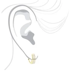 14K White Gold Round Diamond Hoop Earrings 0.63ct -Fashion Accessories Shop 14k gold round diamond hoop earrings 063ct p 134 bodye