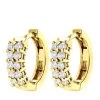 14K Yellow Gold Round Diamond Huggie Earrings 0.44ct -Fashion Accessories Shop 14k gold round diamond huggie earrings 044ct p 6032 ye
