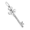14K White Gold Round Diamond Key Pendant 0.18ct -Fashion Accessories Shop 14k gold round diamond key pendant 018ct p 30608 wh