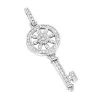 14K White Gold Round Diamond Key Pendant 0.33ct -Fashion Accessories Shop 14k gold round diamond key pendant 033ct p 30607 wh