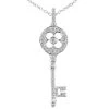 14K White Gold Round Diamond Key Pendant 0.38ct 12.5mm -Fashion Accessories Shop 14k gold round diamond key pendant 038ct p 30606 white 20220420 20220426