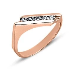 Thin 14K White Gold Round Diamond Ladies Ring 0.40ct -Fashion Accessories Shop 14k gold round diamond ladies ring 040ct p 29404 rose