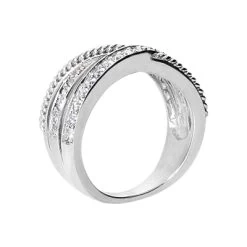 14K White Gold Round Diamond Ladies Ring 0.75ct 10.8mm 8 14K White Gold Round Diamond Ladies Ring 0.75ct 10.8mm -Fashion Accessories Shop 14k gold round diamond ladies ring 075ct p 29262 back white