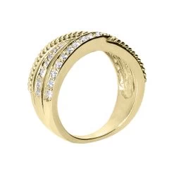 14K White Gold Round Diamond Ladies Ring 0.75ct 10.8mm 9 14K White Gold Round Diamond Ladies Ring 0.75ct 10.8mm -Fashion Accessories Shop 14k gold round diamond ladies ring 075ct p 29262 back yellow