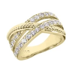 14K White Gold Round Diamond Ladies Ring 0.75ct 10.8mm 7 14K White Gold Round Diamond Ladies Ring 0.75ct 10.8mm -Fashion Accessories Shop 14k gold round diamond ladies ring 075ct p 29262 yellow