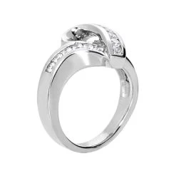 14K White Gold Round Diamond Ladies Ring 0.80ct 18.8mm 8 14K White Gold Round Diamond Ladies Ring 0.80ct 18.8mm -Fashion Accessories Shop 14k gold round diamond ladies ring 080ct p 29460 back white