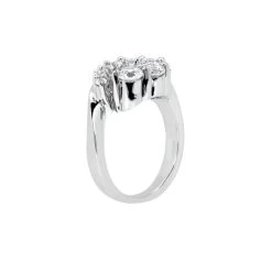 14K White Gold Round Diamond Ladies Ring 1.05ct 12.5mm 5 14K White Gold Round Diamond Ladies Ring 1.05ct 12.5mm -Fashion Accessories Shop 14k gold round diamond ladies ring 105ct p 29261 back white