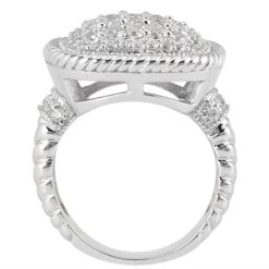 14K White Gold Round Diamond Ladies Ring 1.22ct 6.6mm 7 14K White Gold Round Diamond Ladies Ring 1.22ct 6.6mm -Fashion Accessories Shop 14k gold round diamond ladies ring 122ct p 29218 additional white