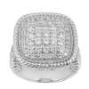 14K White Gold Round Diamond Ladies Ring 1.22ct 6.6mm -Fashion Accessories Shop 14k gold round diamond ladies ring 122ct p 29218 white