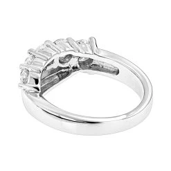 14K White Gold Round Diamond Ladies Ring 1.25ct 8.3mm -Fashion Accessories Shop 14k gold round diamond ladies ring 125ct p 29115 backwh