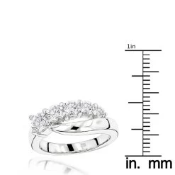 14K White Gold Round Diamond Ladies Ring 1.25ct 8.3mm -Fashion Accessories Shop 14k gold round diamond ladies ring 125ct p 29115 rulerwh