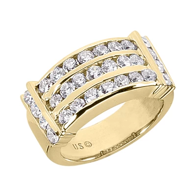 14K White Gold Round Diamond Ladies Ring 1.45ct 4 14K White Gold Round Diamond Ladies Ring 1.45ct - Image 2