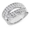 14K White Gold Round Diamond Ladies Ring 1.84ct 13.6mm -Fashion Accessories Shop 14k gold round diamond ladies ring 184ct p 29388 white