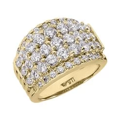 14K White Gold Round Diamond Ladies Ring 2.25ct 14.3mm -Fashion Accessories Shop 14k gold round diamond ladies ring 225ct p 29181 yellow