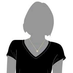 Small 14K Yellow Gold Round Diamond Pave Heart Pendant 0.16ct -Fashion Accessories Shop 14k gold round diamond pave heart pendant 016ct p 27725 bodye