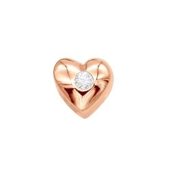 14K Yellow Gold Round Diamond Puffed Heart Pendant 0.03ct -Fashion Accessories Shop 14k gold round diamond puffed heart pendant 003ct p 27707 ro