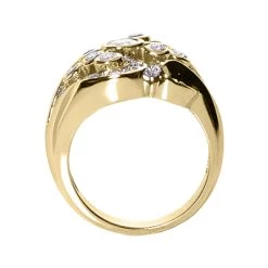 14K White Gold Round Diamond Right Hand Ladies Ring 0.78ct -Fashion Accessories Shop 14k gold round diamond right hand ladies ring 078ct p 29761 back yellow
