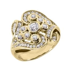 14K White Gold Round Diamond Right Hand Ladies Ring 0.78ct -Fashion Accessories Shop 14k gold round diamond right hand ladies ring 078ct p 29761 yellow