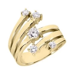 14K White Gold Round Diamond Right Hand Ring 0.59ct -Fashion Accessories Shop 14k gold round diamond right hand ring 059ct p 29735 yellow
