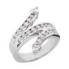 14K White Gold Round Diamond Right Hand Ring 0.90ct -Fashion Accessories Shop 14k gold round diamond right hand ring 090ct p 29744 white