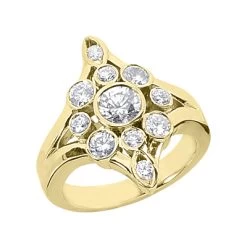 14K White Gold Round Diamond Right Hand Ring 1.11ct -Fashion Accessories Shop 14k gold round diamond right hand ring 111ct p 29734 yellow