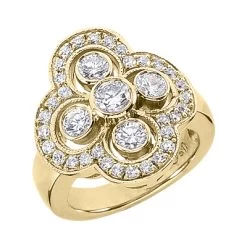 14K White Gold Round Diamond Right Hand Ring 1.33ct -Fashion Accessories Shop 14k gold round diamond right hand ring 133ct p 29745 yellow