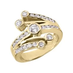 14K White Gold Round Diamond Right Hand Women's Ring 0.95ct -Fashion Accessories Shop 14k gold round diamond right hand womens ring 095ct p 29812 yellow