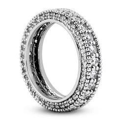 14K White Gold Round Diamonds Eternity Ring 2.06ct -Fashion Accessories Shop 14k gold round diamonds eternity ring 206ct p 24865 back white 20220426