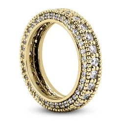 14K White Gold Round Diamonds Eternity Ring 2.06ct -Fashion Accessories Shop 14k gold round diamonds eternity ring 206ct p 24865 back yellow 20220426