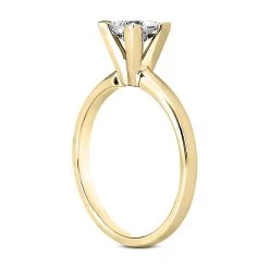 14K White Gold Solitaire Engagement Ring 0.30ct 2.2mm -Fashion Accessories Shop 14k gold solitaire engagement ring 030ct p 24989 back yellow 20220426