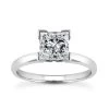 14K White Gold Solitaire Engagement Ring 0.30ct 2.2mm -Fashion Accessories Shop 14k gold solitaire engagement ring 030ct p 24989 white 20220426 20220426