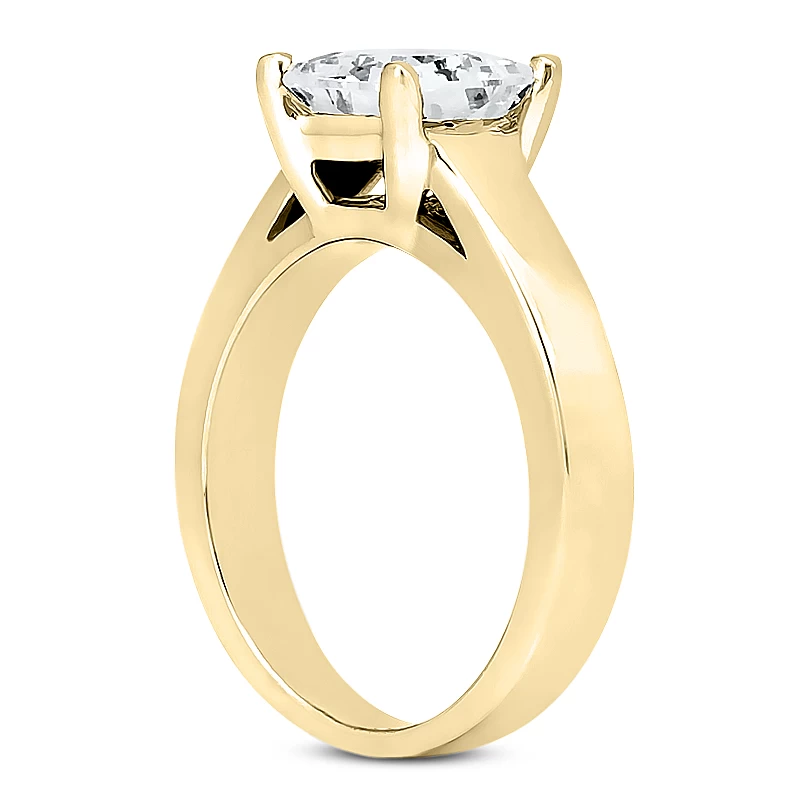 14K White Gold Princess Solitaire Engagement Ring 0.40ct 3.1mm 7 14K White Gold Princess Solitaire Engagement Ring 0.40ct 3.1mm - Image 5