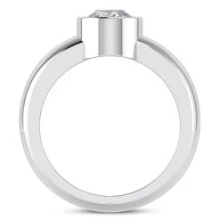 14K White Gold Solitaire Engagement Ring 0.50ct 3.53mm 17 14K White Gold Solitaire Engagement Ring 0.50ct 3.53mm -Fashion Accessories Shop 14k gold solitaire engagement ring 050ct p 23203 additional white