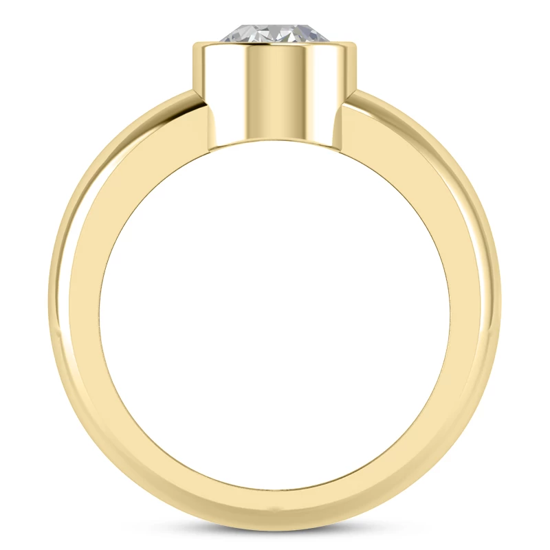 14K White Gold Solitaire Engagement Ring 0.50ct 3.53mm 9 14K White Gold Solitaire Engagement Ring 0.50ct 3.53mm - Image 7