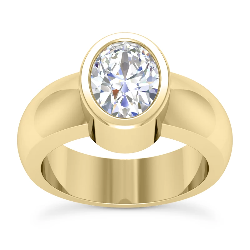 14K White Gold Solitaire Engagement Ring 0.50ct 3.53mm 4 14K White Gold Solitaire Engagement Ring 0.50ct 3.53mm - Image 2