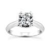 14K White Gold Solitaire 0.50ct Engagement Ring 2.5mm -Fashion Accessories Shop 14k gold solitaire engagement ring 050ct p 23245 white 20220426