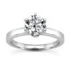 14K White Gold Solitaire Engagement Ring 0.50ct 2.45mm 1 14K White Gold Solitaire Engagement Ring 0.50ct 2.45mm -Fashion Accessories Shop 14k gold solitaire engagement ring 050ct p 24961 white 20220426