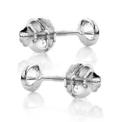 14K White Gold Solitaire Round Bezel Set Diamond Stud Earrings 1.5ct 6mm 11 14K White Gold Solitaire Round Bezel Set Diamond Stud Earrings 1.5ct 6mm -Fashion Accessories Shop 14k gold solitaire round diamond bezel stud earrings 15ct 1 backwh